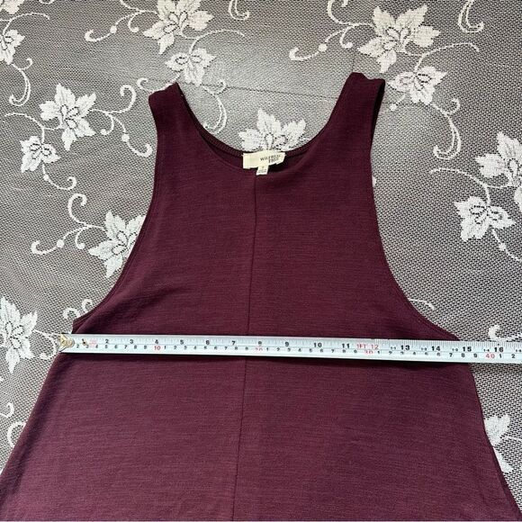 Aritzia Wilfred Free Rosa Tank Dress Dark in Cardamon Sz Small - Picture 13 of 15